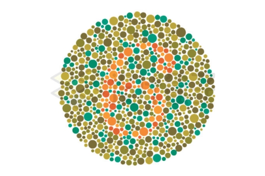 一款红绿色盲测试图色弱检测图1391947矢量图片免抠素材