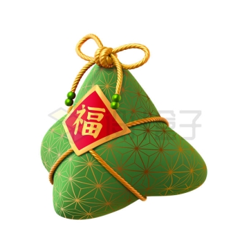 3D立体风格端午节粽子福袋6261475矢量图片免抠素材