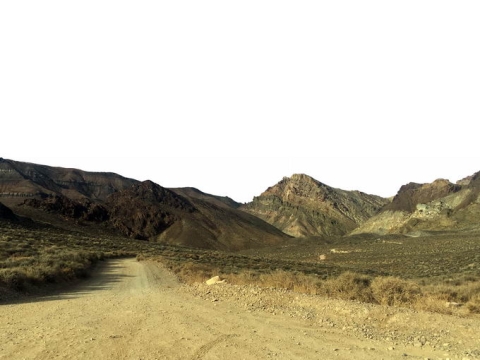 干旱地区山间的土路6365262png免抠图片素材