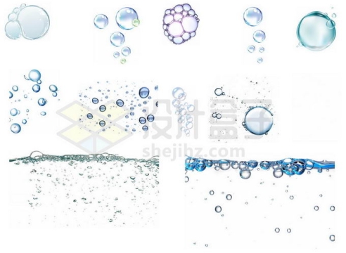 各种各样的水泡气泡效果5290555图片素材下载