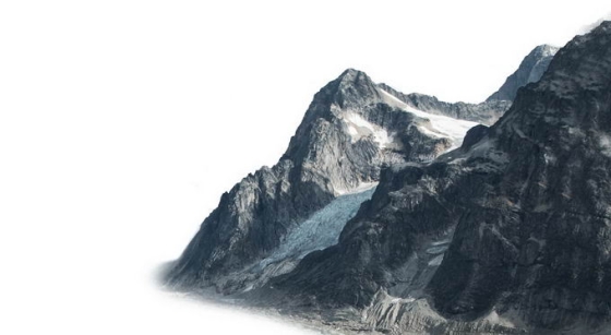 巨大的高山和冰川7787895png免抠图片素材