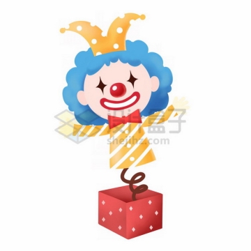 愚人节盒子里的小丑玩偶274391png免抠图片素材