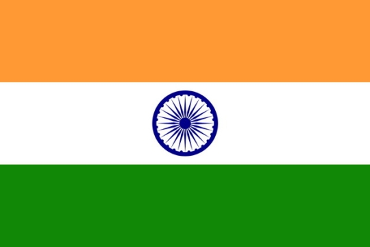 标准版印度国旗图片素材
