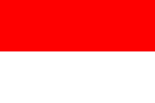 标准版印度尼西亚国旗图片素材
