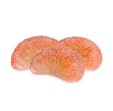 三块剥好的红心柚子果肉2965635PSD免抠图片素材