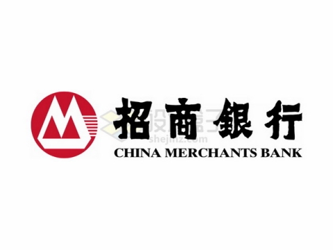 带文字版招商银行logo世界中国500强企业标志png图片素材