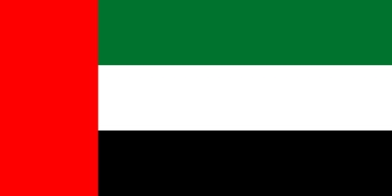 标准版阿拉伯联合酋长国阿联酋国旗图片素材