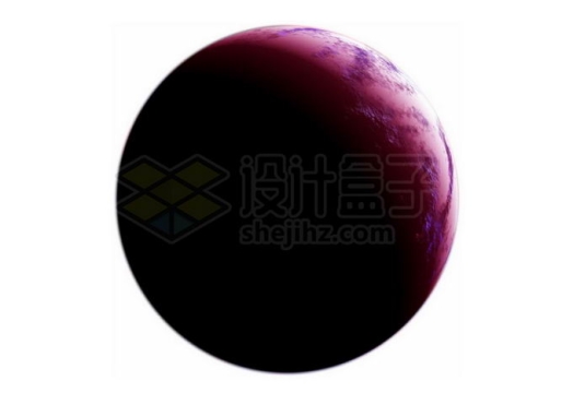 一颗紫色的宜居星球超级地球系外行星png免抠高清图片素材