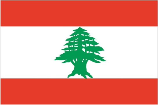 标准版黎巴嫩国旗图片素材