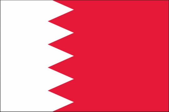 标准版巴林国旗图片素材