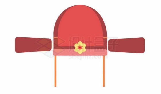 中国古代的红色官帽乌纱帽3533434免抠图片素材
