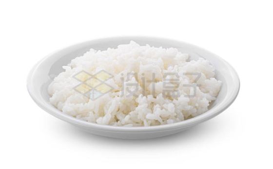 一盘大米饭白米饭4353318PSD免抠图片素材