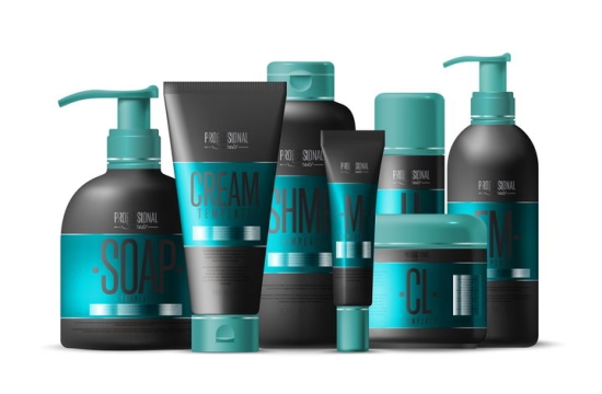  Various men's cosmetics and skin care products put together