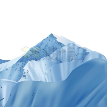 白雪皑皑的大雪山风景4227548矢量图片免抠素材