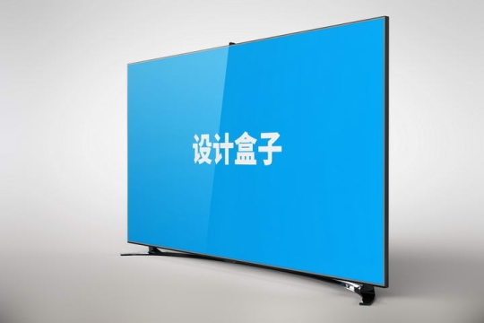 超薄液晶电视显示样机图片设计模板