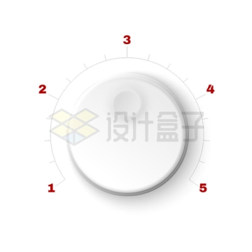  3D style round knob adjustment button 1753283 vector picture cut free material