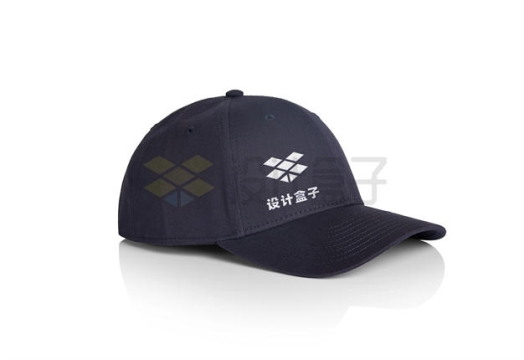 黑色的帽子棒球帽鸭舌帽品牌logo样机侧视图9589348PSD免抠图片素材