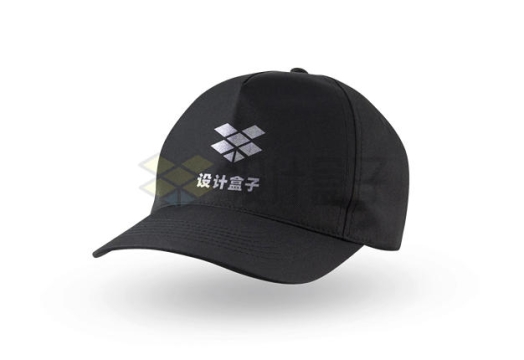 黑色的帽子棒球帽鸭舌帽品牌logo样机3012222PSD免抠图片素材